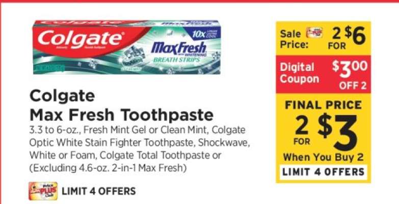 Colgate Max Fresh Toothpaste*
