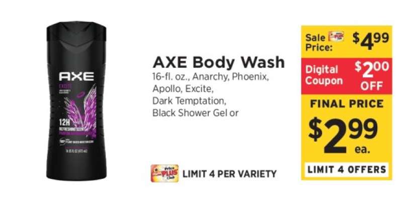Axe Body Wash
