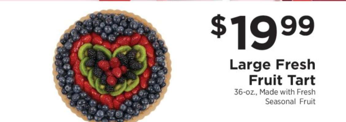 Large Fresh Fruit Tart