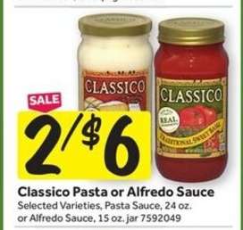 Classico Pasta or Alfredo Sauce