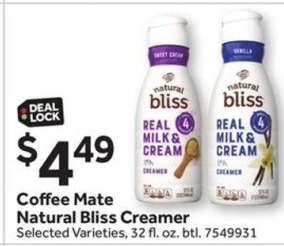 Coffee mate Natural Bliss Creamer