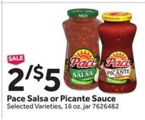 Pace Salsa or Picante Sauce