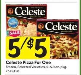 Celeste Pizza For One