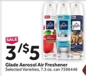 Glade Aerosol Air Freshener