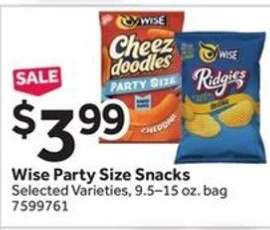 Wise Party Size Snacks