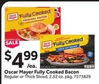 Oscar Mayer Fully Cooked Bacon*