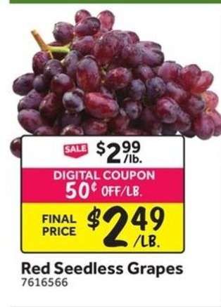 Red Seedless Grapes