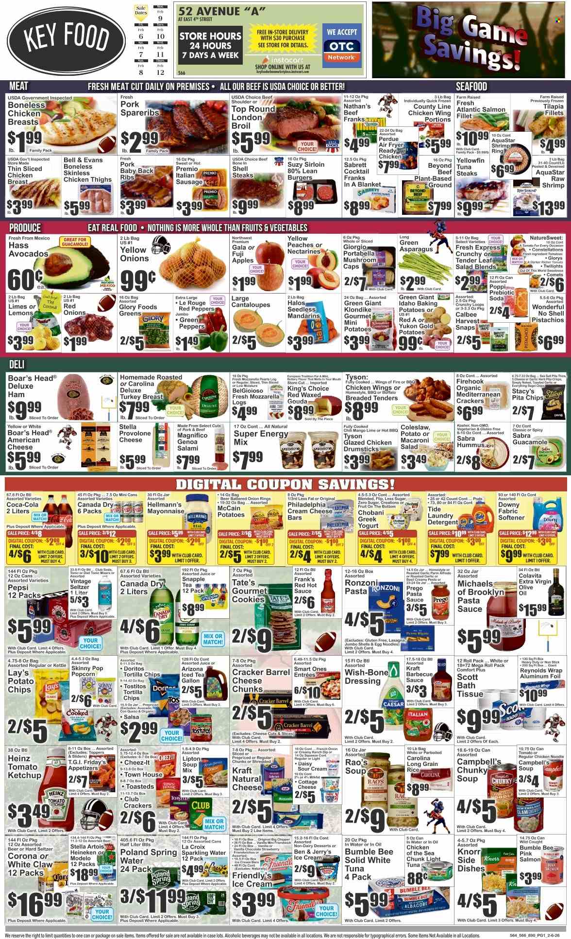 Key Food ad - 02/06/2026 - 02/12/2026. Page 1
