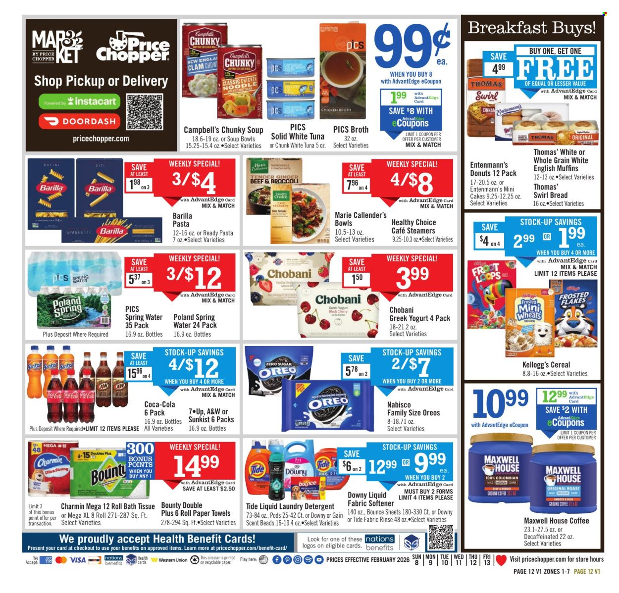 Price Chopper ad - 02/08/2026 - 02/14/2026. Page 12