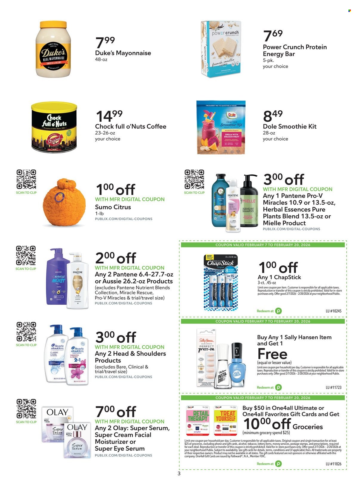Publix ad - 02/07/2026 - 02/20/2026. Page 3