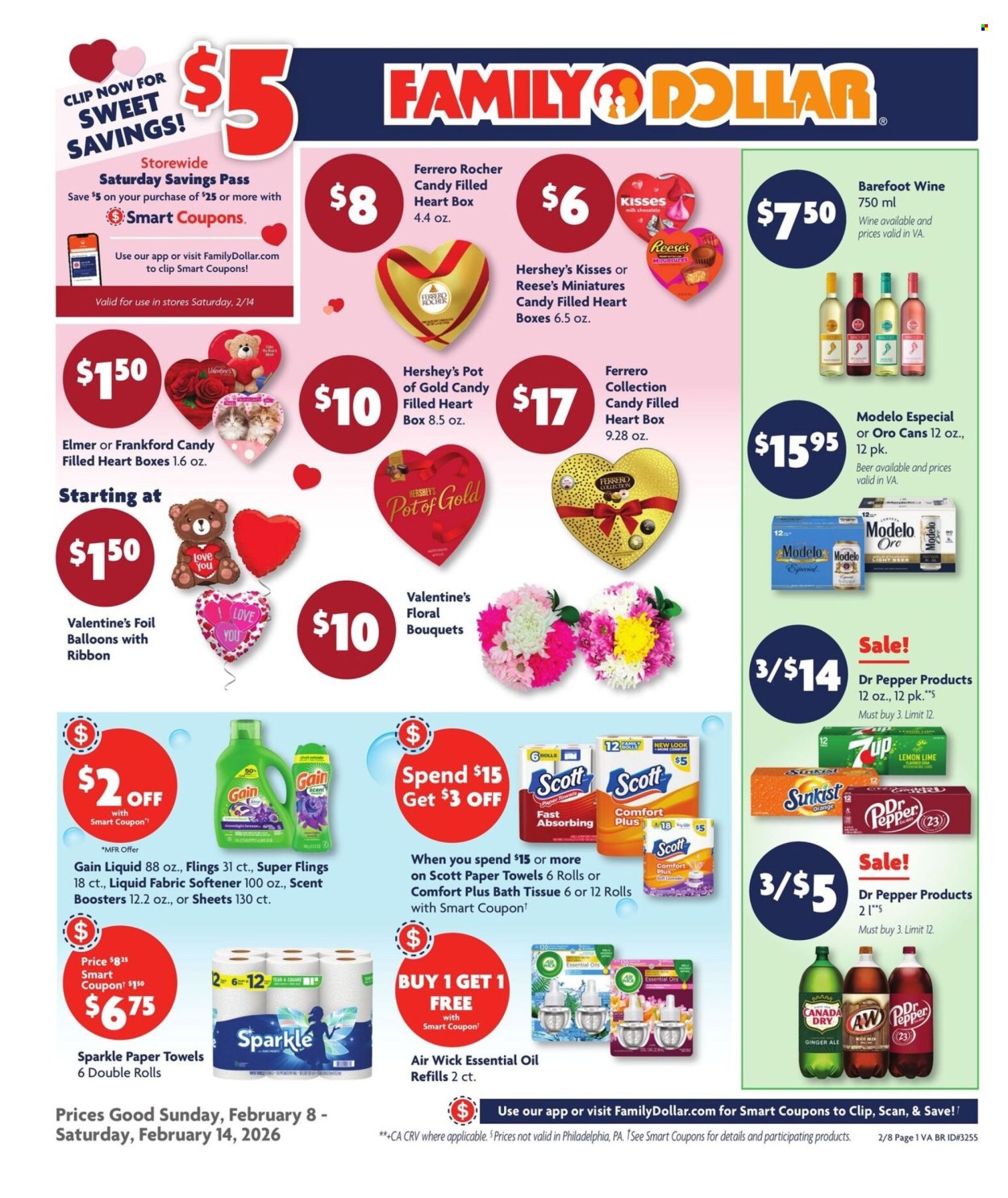 Family Dollar ad - 02/08/2026 - 02/14/2026. Page 1