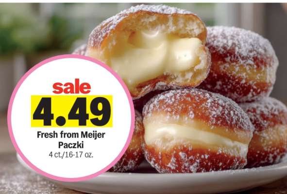 Fresh from Meijer Paczki