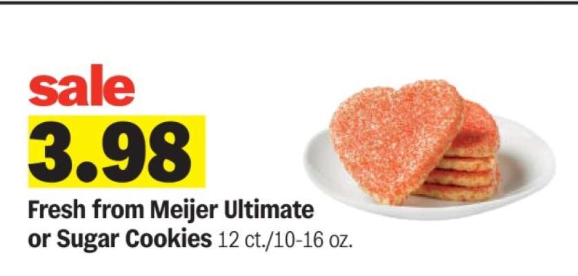 Fresh from Meijer Ultimate or Sugar Cookies