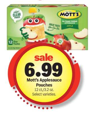 Mott's Applesauce Pouches