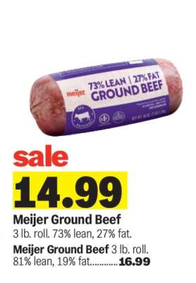 Meijer Ground Beef*