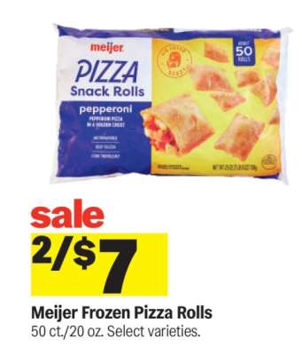 Meijer Frozen Pizza Rolls