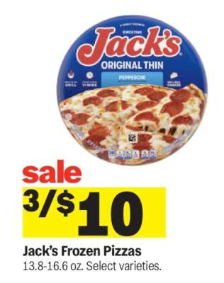 Jack's Frozen Pizzas