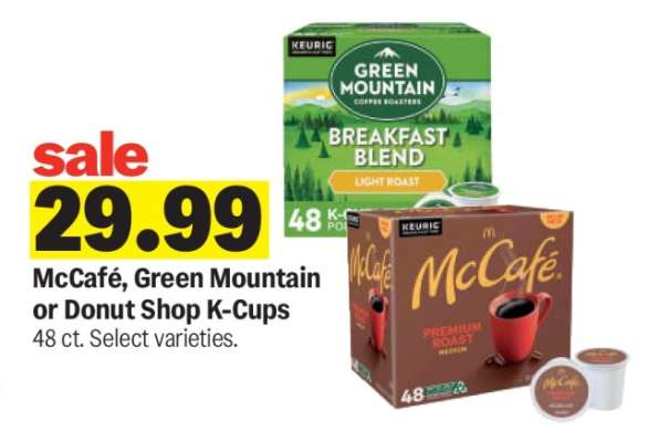 McCafé, Green Mountain or Donut Shop K-Cups