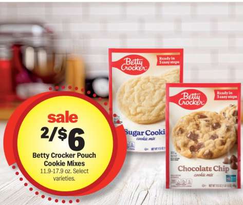 Betty Crocker Pouch Cookie Mixes*
