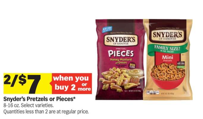 Snyder's Pretzels or Pieces*