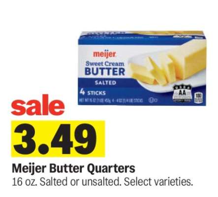 Meijer Butter Quarters