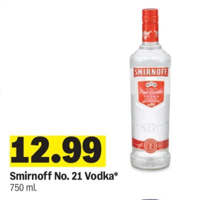 Smirnoff No. 21 Vodka*