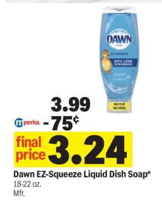 Dawn EZ-Squeeze Liquid Dish Soap*