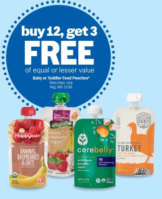 Baby or Toddler Food Pouches*