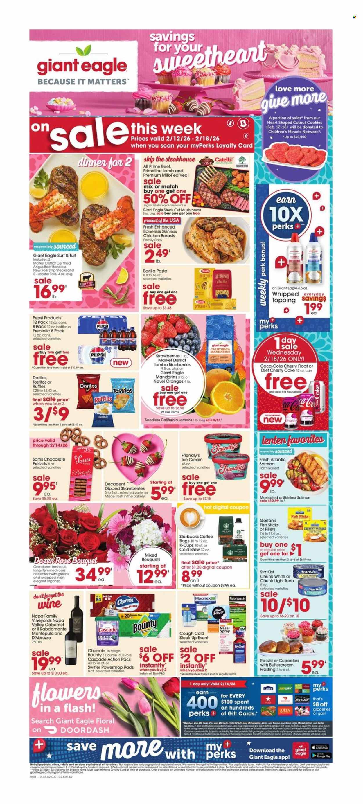 Giant Eagle ad - 02/12/2026 - 02/18/2026. Page 1
