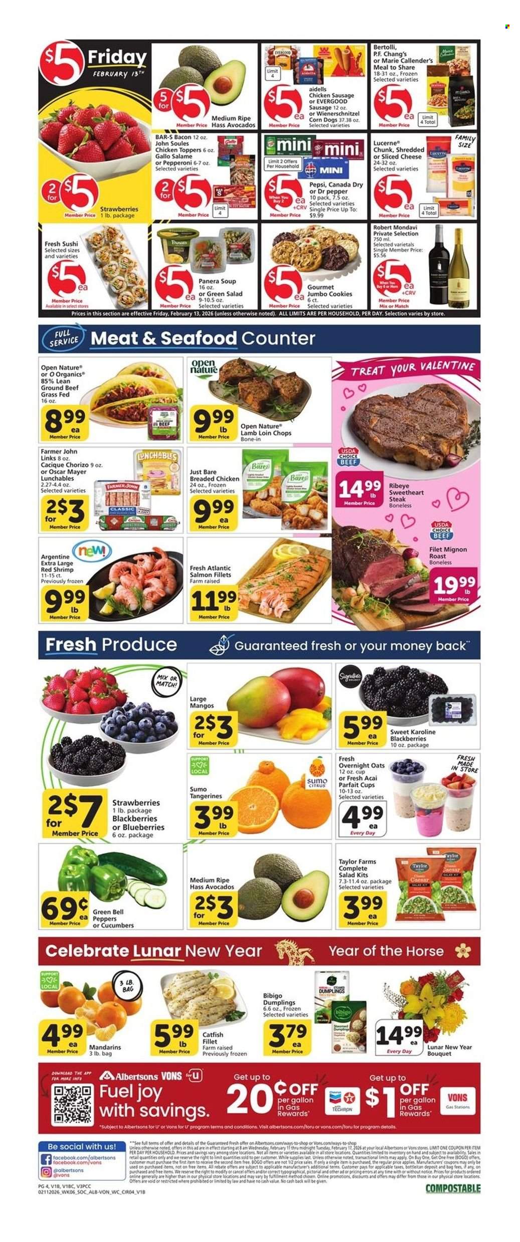 Albertsons ad - 02/11/2026 - 02/17/2026. Page 6