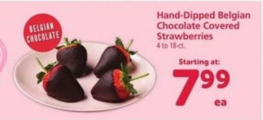Hand Dipped Belgian Chocolate Covered Strawberries