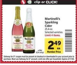 Martinelli's Sparkling Cider