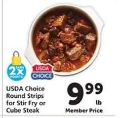 USDA Choice Round Strips