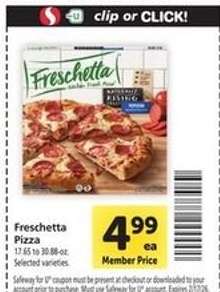 Freschetta Pizza