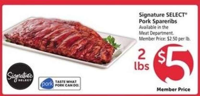 Signature SELECT Pork Spareribs