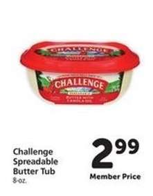 Challenge Spreadable Butter Tub