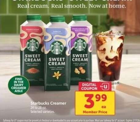 Starbucks Creamer