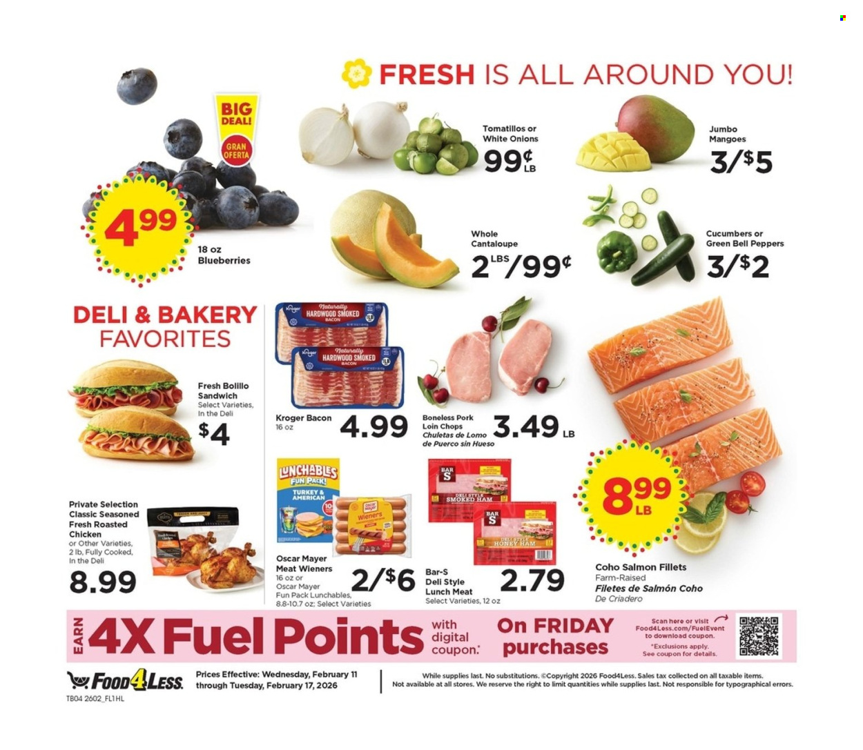 Food 4 Less ad - 02/11/2026 - 02/17/2026. Page 4