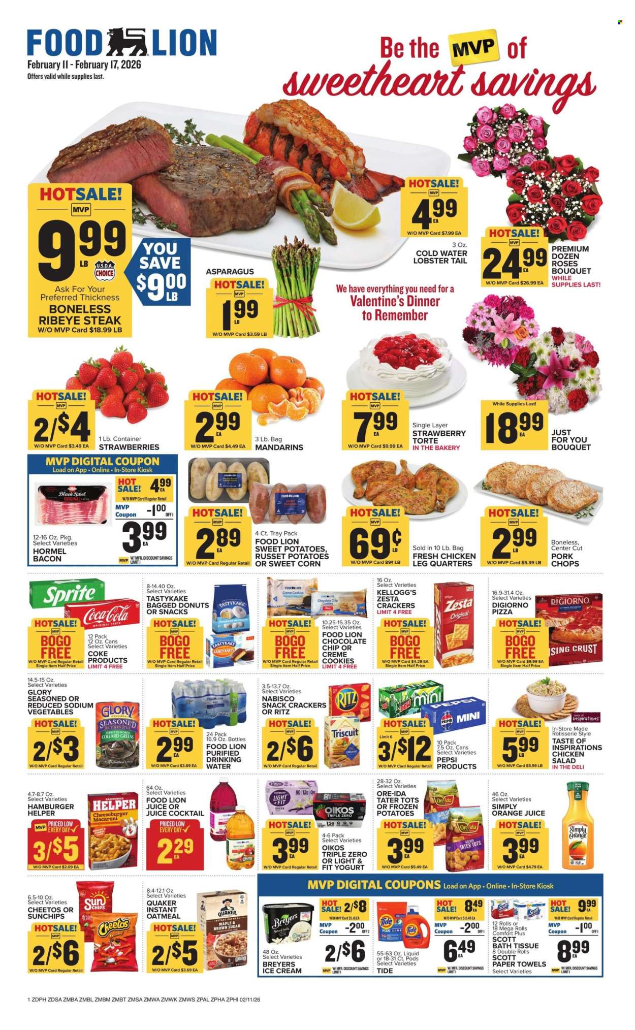 Food Lion ad - 02/11/2026 - 02/17/2026. Page 1