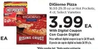 DiGiorno Pizza or Hot Pockets