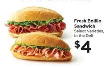 Fresh Bolillo Sandwich