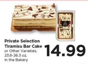 Private Selection Tiramisu Bar Cake