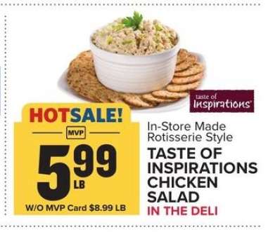 TASTE OF INSPIRATIONS CHICKEN SALAD