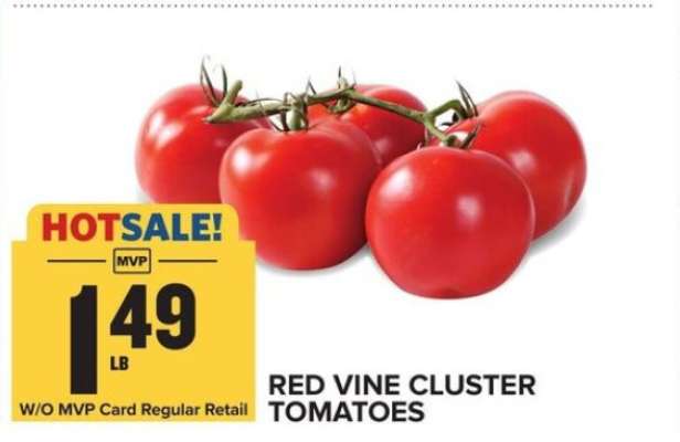 Red Vine Cluster Tomatoes