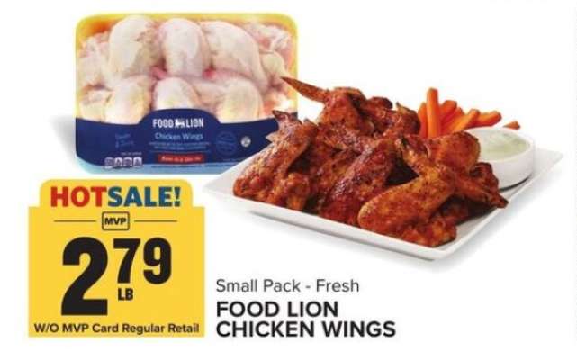FOOD LION CHICKEN WINGS