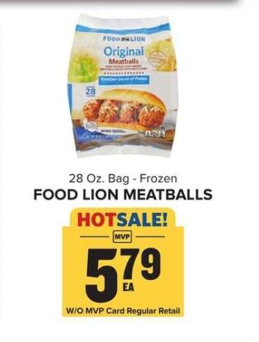 FOOD LION MEATBALLS