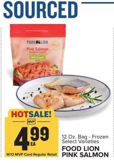 FOOD LION PINK SALMON