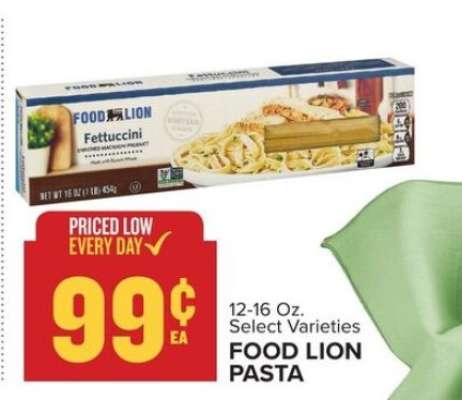 Food Lion Pasta