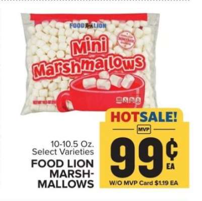 FOOD LION MARSHMALLOWS