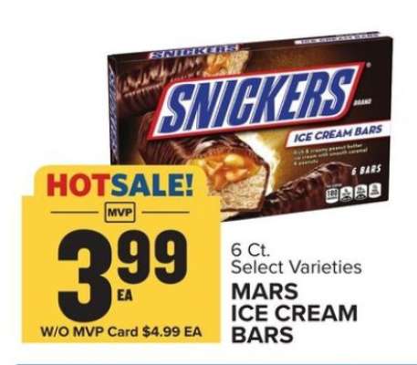 Mars Ice Cream Bars